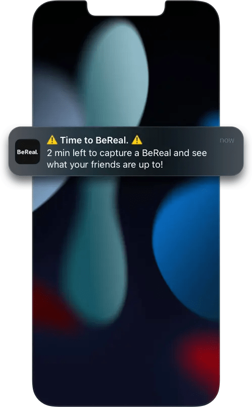 BeReal app notification