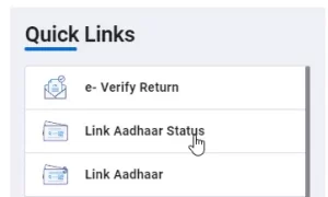 link aadhaar quick links