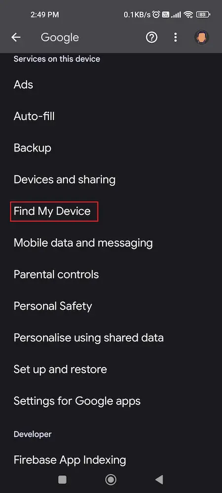 Find My Device